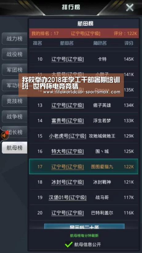 我校举办2018年学工干部暑期培训班-世界杯电竞竞猜(图1) 世界杯直播平台
